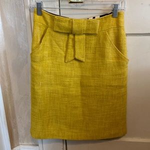 Milly New York yellow skirt